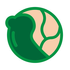 Cabbage Flat Icon