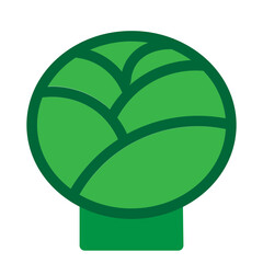 Cabbage Flat Icon