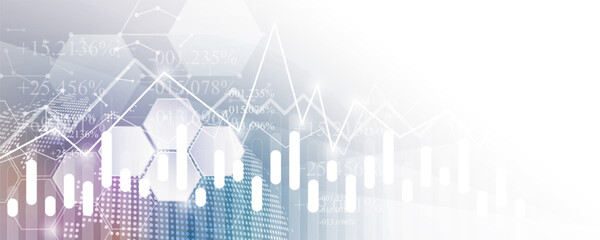 Fototapeta stock market financial graph concept abstract background image obraz