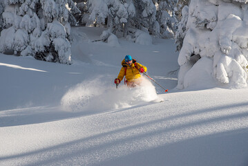 Pulverschnee in Österreich