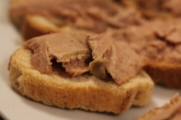 Toasts de foie gras