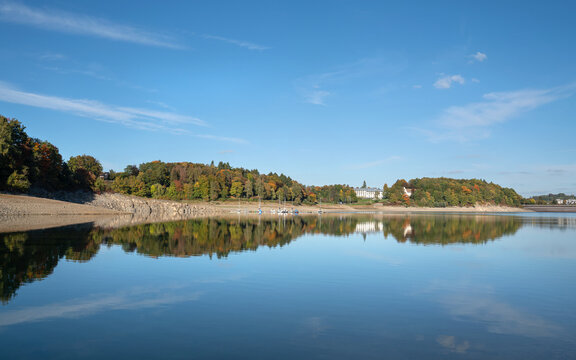 Henne lake, Meschede, Sauerland, Germany