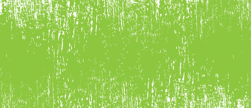 Green brush background. Green ink splash on backdrop. Brush stroke background for wallpaper, paint splatter template, dirt banner, watercolor design, dirty texture. Trendy brush background, vector	