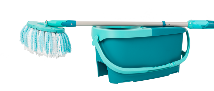 Cleaning mop and bucket
