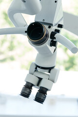 Professional Dental binocular microscope close-up