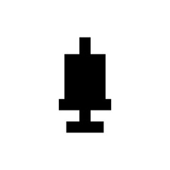 syringe glyph icon