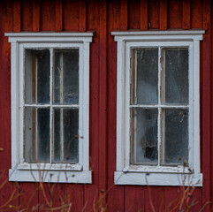 Fototapeta na wymiar Frosty windows
