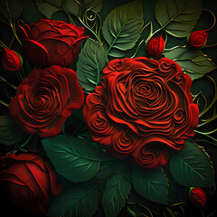 Red Roses 