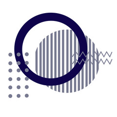 Memphis Geometric Shape