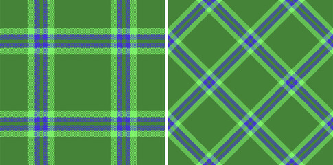 Check pattern background. Fabric tartan plaid. Textile vector seamless texture.