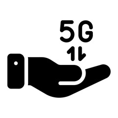 5g glyph icon