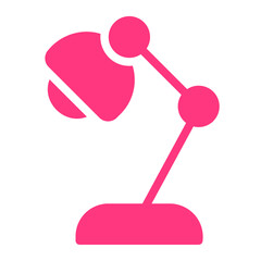 desk lamp gradient icon