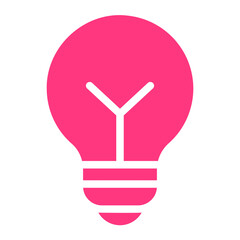 light bulb gradient icon