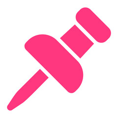 push pin gradient icon