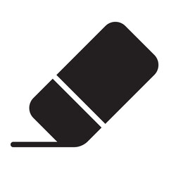 eraser glyph icon