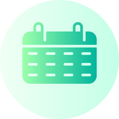 calendar gradient icon