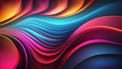 Abstract twisted organic 3D background
