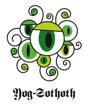 MONSTRE Lovecraft CTHULHU Yog Sothoth tas d'œils grand ancien 3