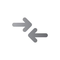 compare two tone gradient icon