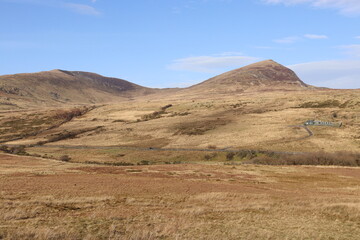 Snowdonia ogwen valley, carneddau in spring