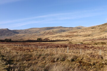 Snowdonia ogwen valley, carneddau in spring