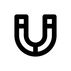 magnet line icon