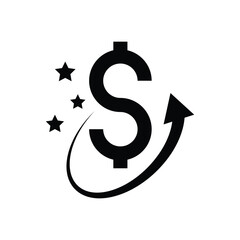 Cashback reward program icon. Bonus cashback income loyalty program sign concept. Refund money service design. Points cash back symbol. isolated on white background