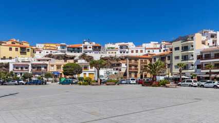 Main square of Candelaria, Tenerife - Plaza de la Patrona de Canarias.