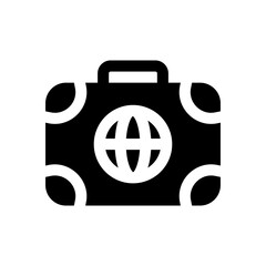 bag glyph icon
