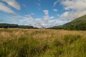 Landscape of Loch Awe and Kilchurn Castle, Scotland