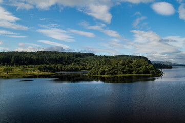 Fototapeta na wymiar Loch Ness lake in Scotland