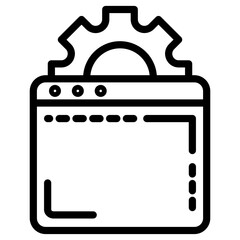 web settings icon