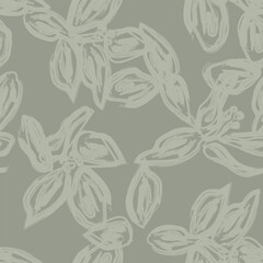 Abstract Floral Seamless Pattern Design