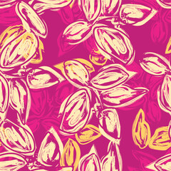 Abstract Floral Seamless Pattern Design