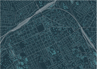 map of the city of Baranavichy, Belarus