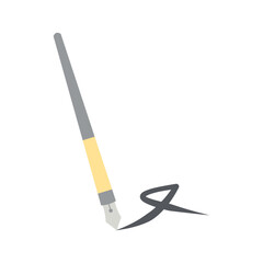 Classic Fountain Ballpoint Vintage Pen Drawing Doodle Line
