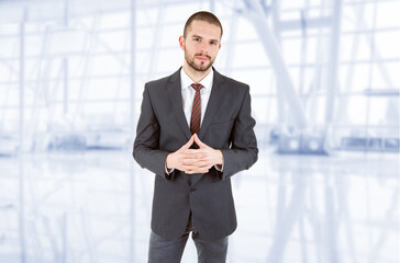 business man portrait at the office