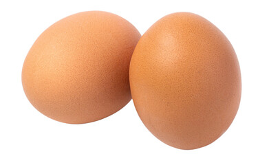 two eggs  isolated