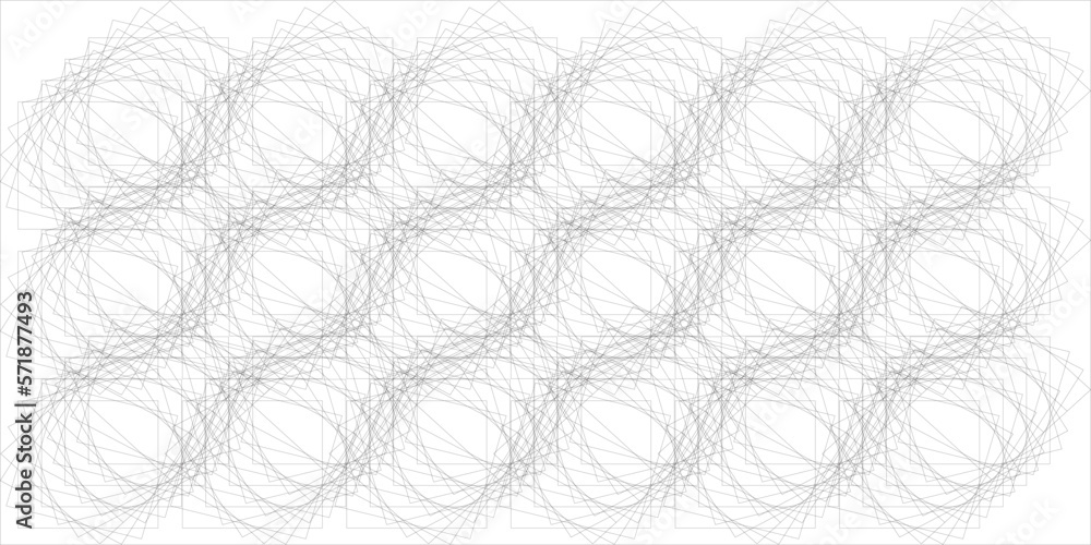 Poster background pattern with shaded arrangement of geometric connected images