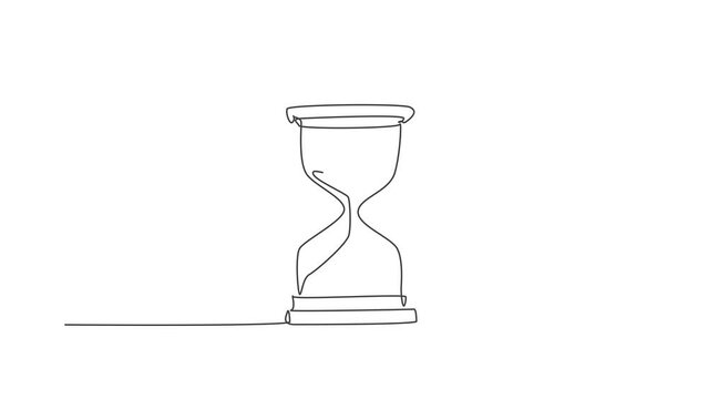 Animated self drawing of one continuous line draw - electric home appliance. Electricity household gadget template concept. Full length single line animation illustration.