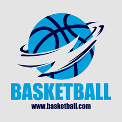logo basket design dynamique