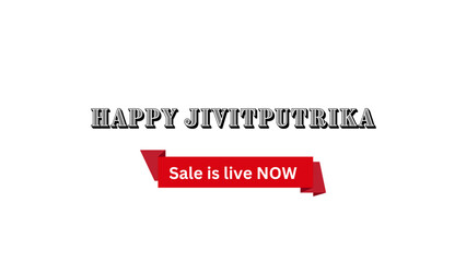 Happy Jivitputrika Wish with Sale is live now banner