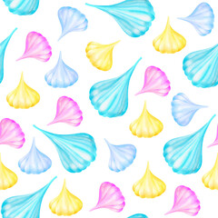 Small sweet meringues - seamless pattern