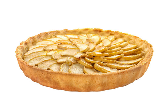 apple pie isolated on transparent background