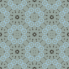 Abstract tileable geometric pattern. A seamless background, vintage texture.	