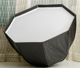 Homemade Experimental Large Deep Parabolic Folding Softbox