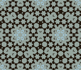 Abstract tileable geometric pattern. A seamless background, vintage texture.	