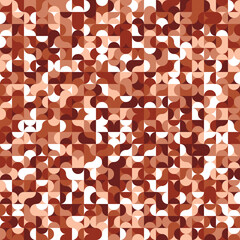 Geographic random color illustration design