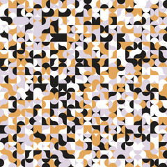 Geographic random color illustration design