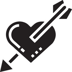 Love icon symbol vector image. Illustration of the valentine day symbol. EPS 10	
